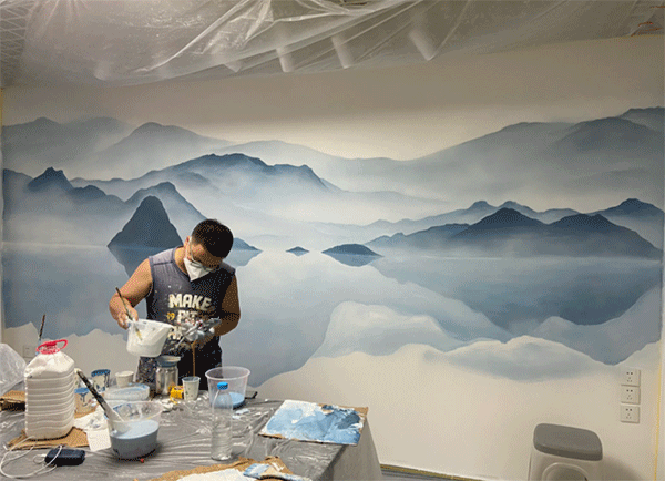 噴繪墻怎么設(shè)計(jì)才好看呢？設(shè)計(jì)噴繪墻畫的兩大要點(diǎn)