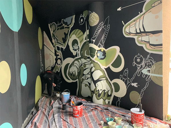 噴繪墻怎么設(shè)計(jì)才好看呢？設(shè)計(jì)噴繪墻畫的兩大要點(diǎn)